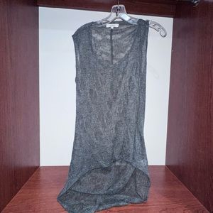 Sheer sleeveless sweater